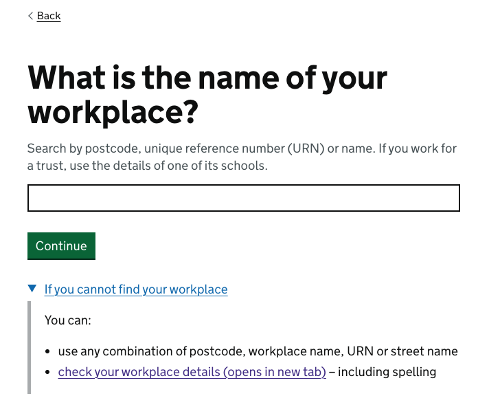Screenshot showing the content in the details component